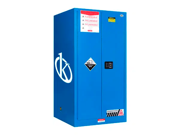 Why are security storage cabinets important in a laboratory?